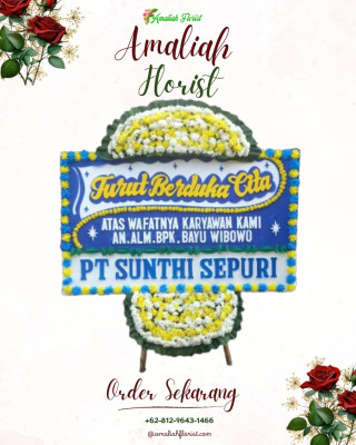 Papan Bunga Duka di Krucil